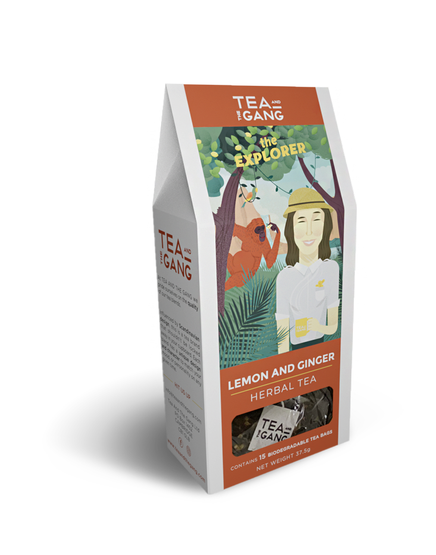 The Explorer – Lemon and Ginger Herbal Tea image 0